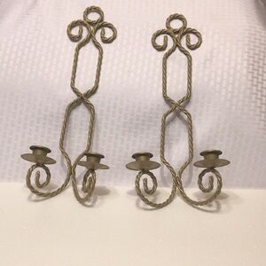 Candle holders wall sconce metal wall decor